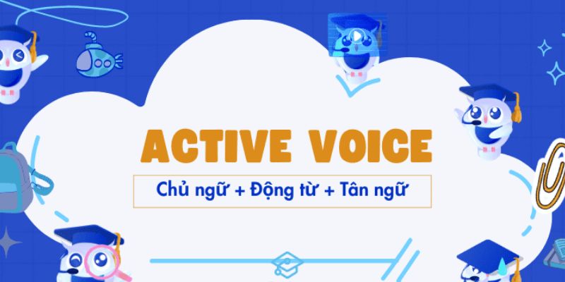 Câu chủ động trong tiếng Anh là gì?