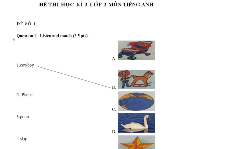 de thi tieng anh lop 2 4