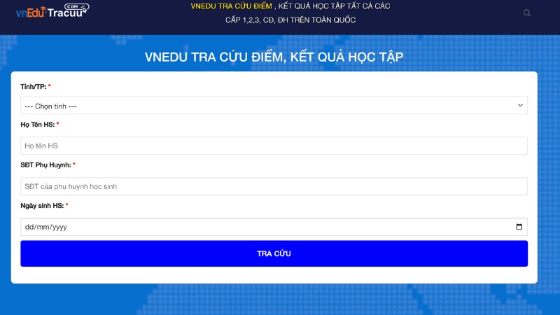 Khám phá hệ thống tra cứu điểm số Vnedu: Cách dùng, lợi ích và mẹo hữu ích 5 Tra cứu điểm dễ dành dành cho học sinh - phụ huynh trên vnedu