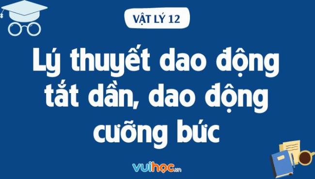 So sánh trực quan giữa đồ thị dao động tắt dần (biên độ giảm) và dao động điều hòa (biên độ không đổi).
