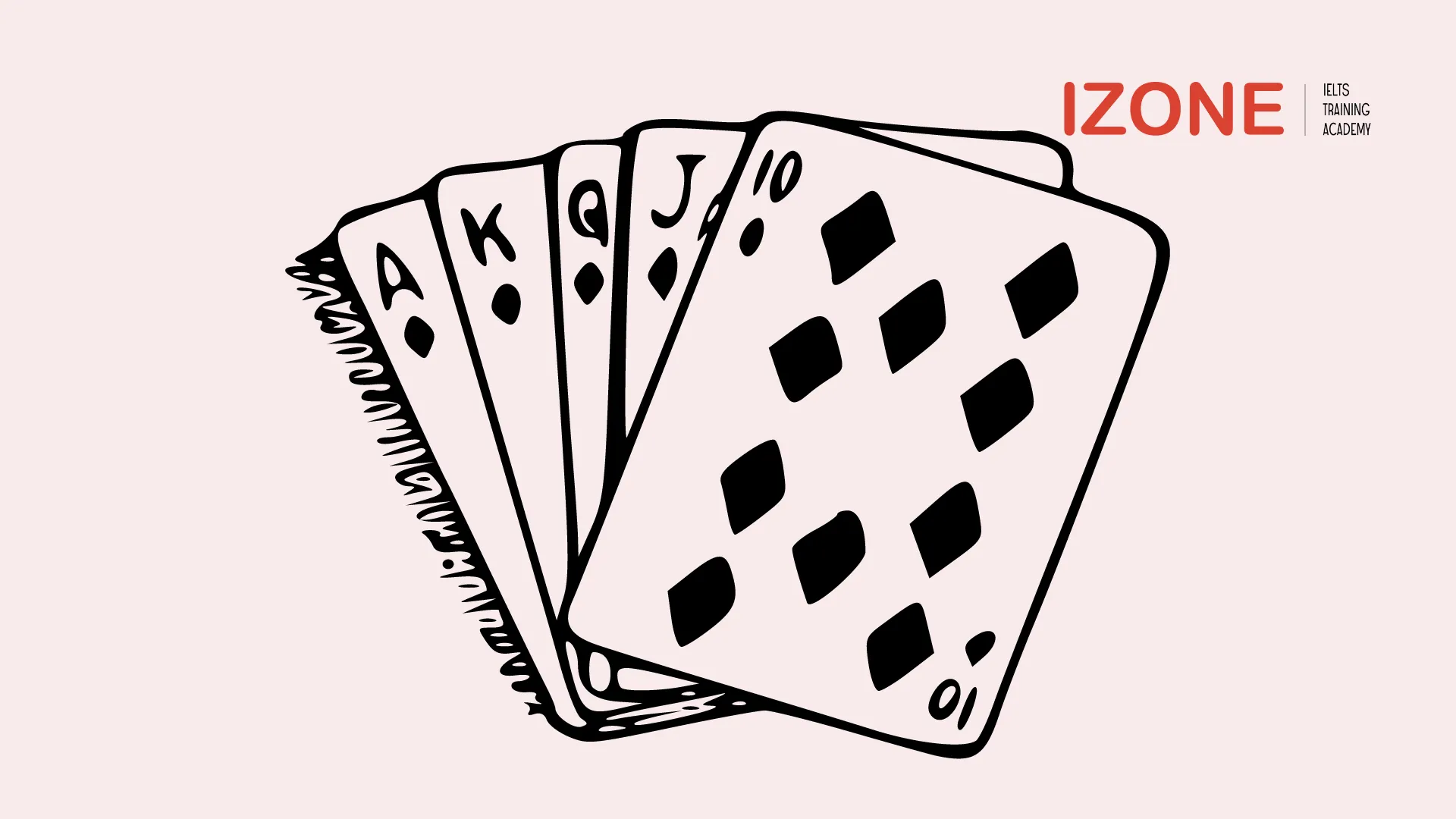 Nam sắp xếp các lá bài theo thứ tự