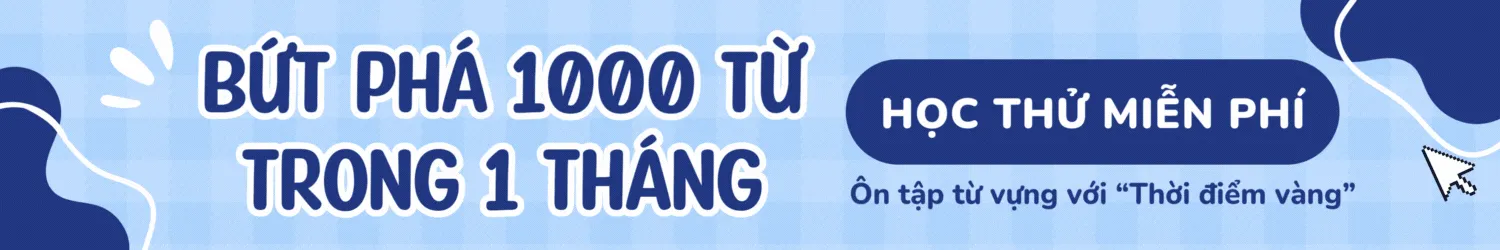 Banner chương trình bứt phá 1000 từ vựng