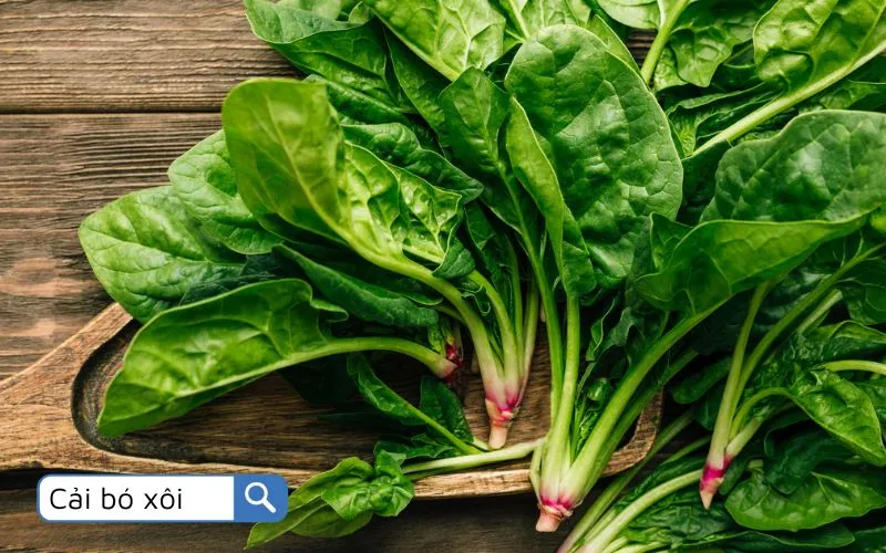 Cải bó xôi (Spinach) giàu dinh dưỡng và thơm ngon
