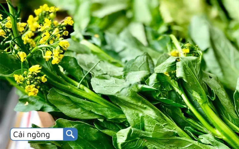 Cải ngồng giòn ngọt, lý tưởng cho các món xào nhanh và đầy năng lượng