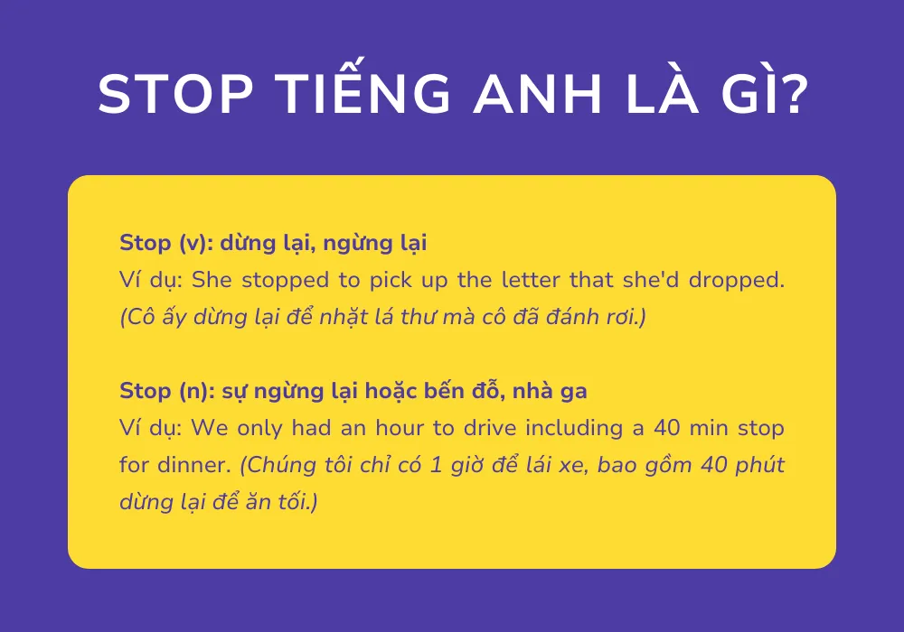 Cấu Trúc Stop: Khi Nào Dùng Stop To V Hay Stop V-ing Chính Xác Nhất?