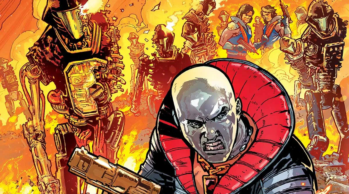 Nhân vật Destro với mặt nạ sắt