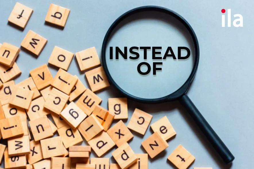 Hình ảnh tổng kết kiến thức cấu trúc Instead of