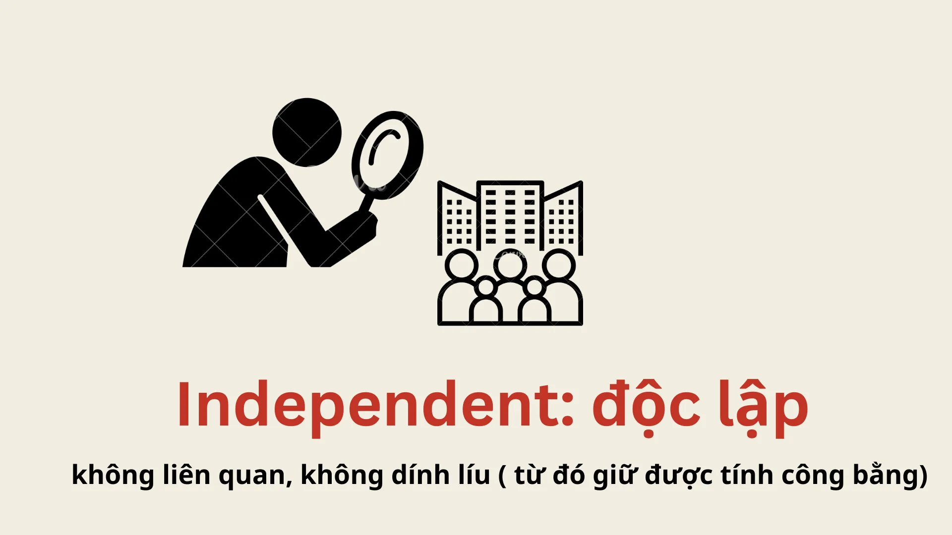 Sự khác biệt khi sử dụng Independent với các giới từ khác nhau