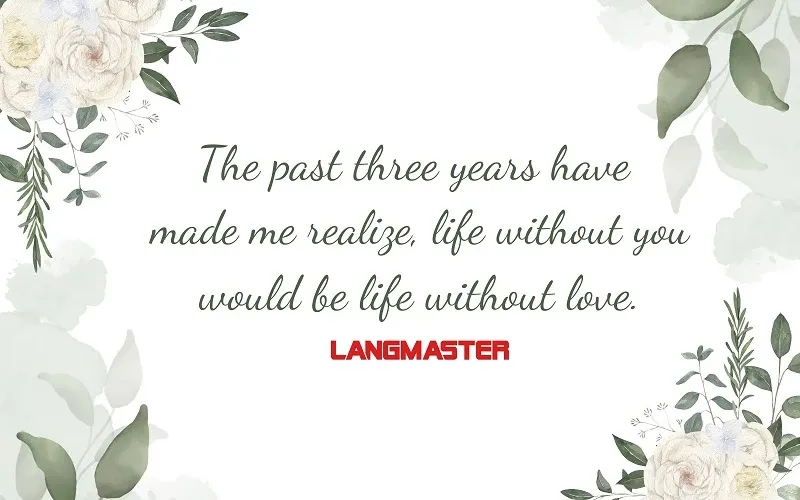 Bánh kem kỷ niệm 3 năm ngày cưới ngọt ngào