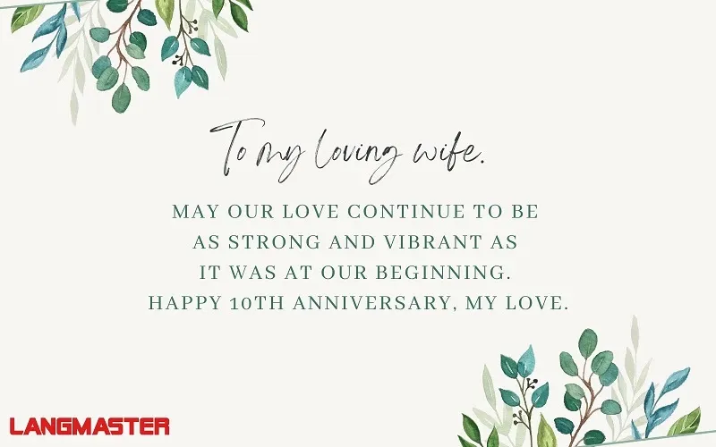 Hình ảnh kỷ niệm 10 năm ngày cưới lãng mạn