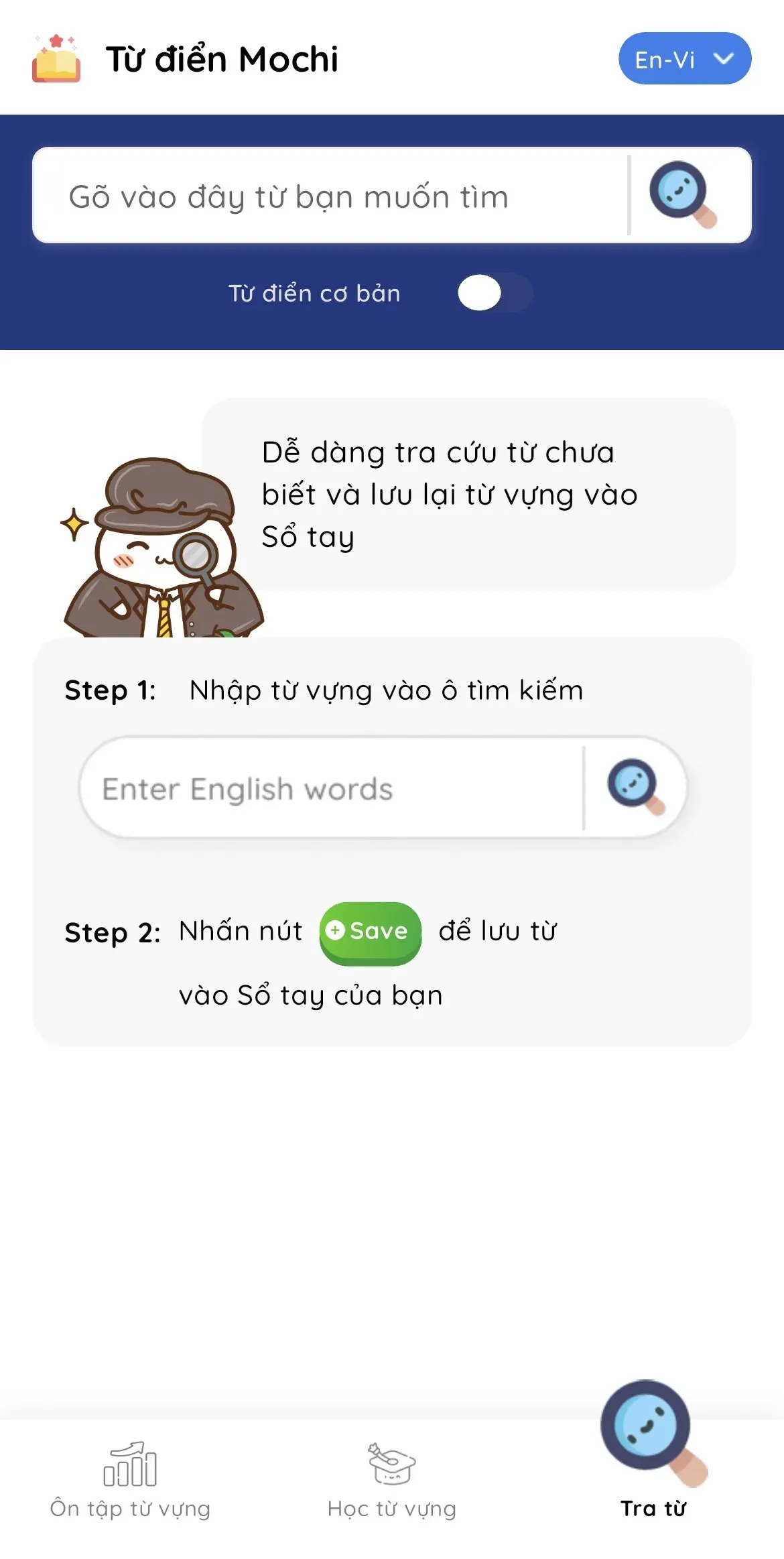 Lưu từ vựng để học tập hiệu quả
