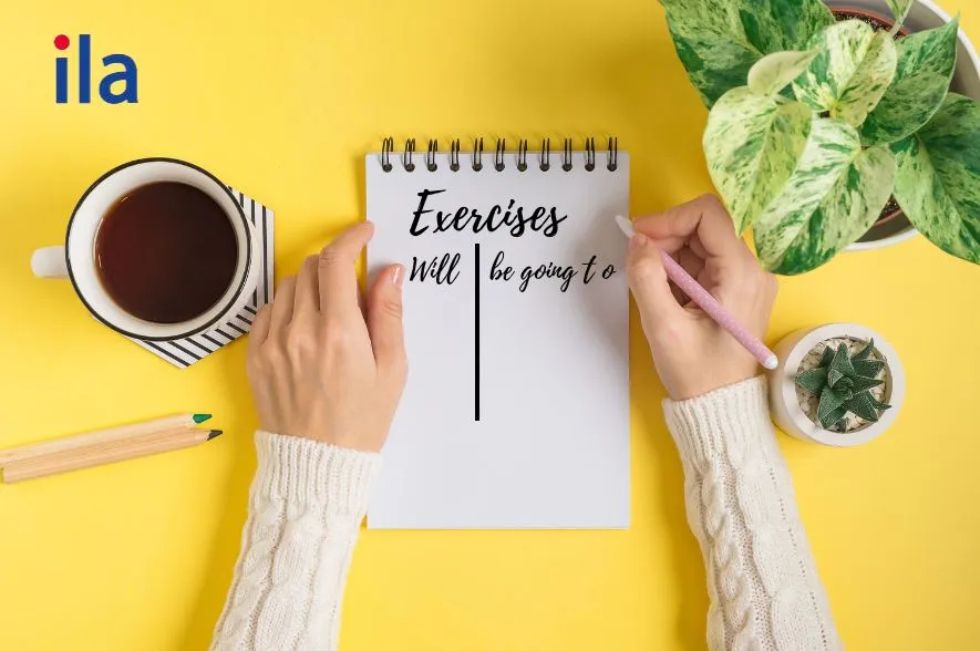 Bài tập will và be going to