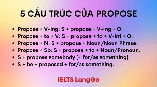 Tất tần tật về cấu trúc Propose