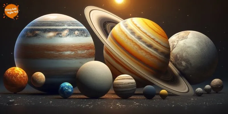 Tên các hành tinh bằng tiếng Anh