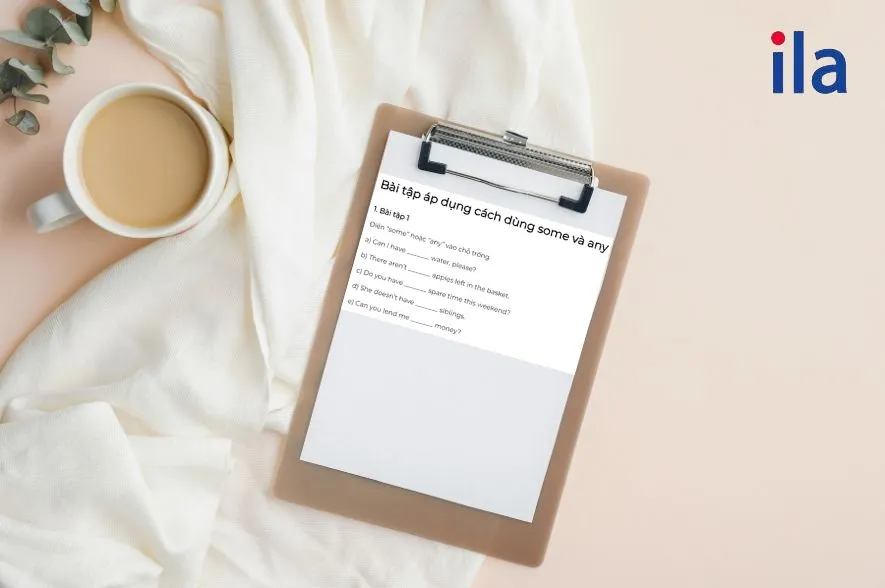 Bài tập thực hành phân biệt some và any