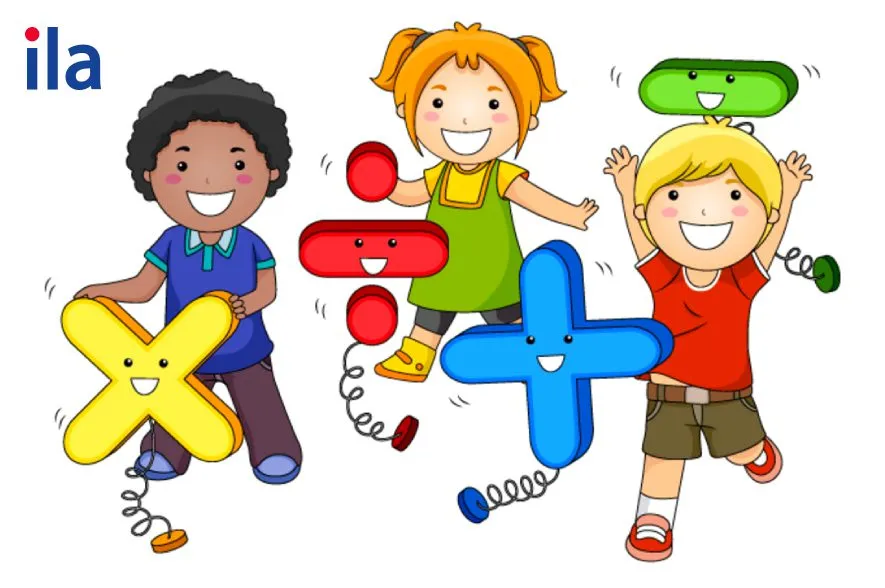 Minh họa phép cộng trong tiếng Anh