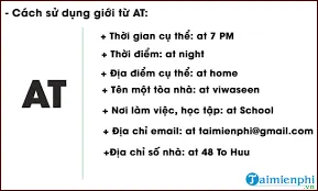 Cách sử dụng giới từ At với địa chỉ nhà cụ thể