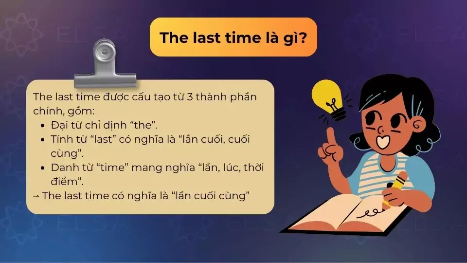 Định nghĩa cấu trúc The last time