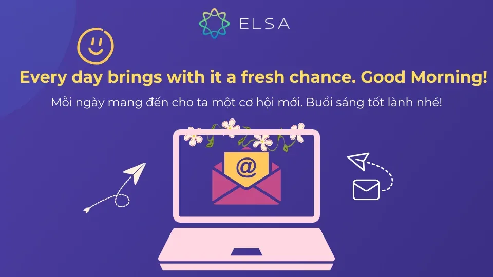 Mẫu câu chúc ngày mới tốt lành tiếng Anh trang trọng dùng trong email