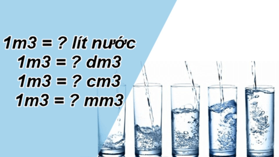 Tại sao cần quy đổi 1 lít nước sang m3