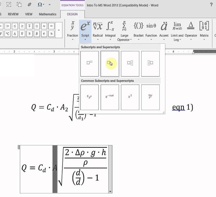 Cách viết số mũ trong Word (8)