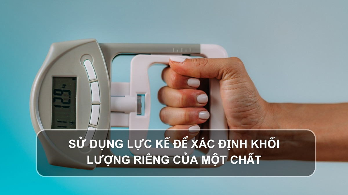 Sử dụng lực kế để xác định