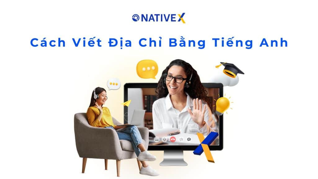Minh họa cách viết địa chỉ bằng tiếng Anh