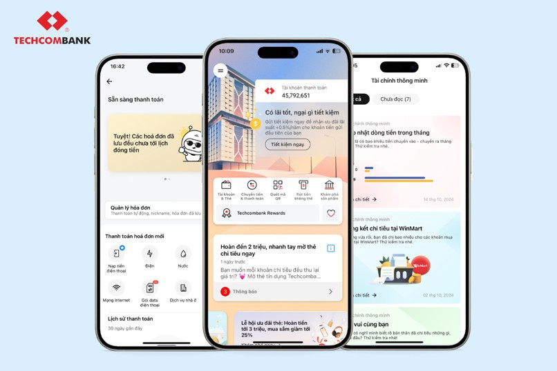 Lập kế hoạch chi tiêu cá nhân hiệu quả bằng ứng dụng Techcombank Mobile.