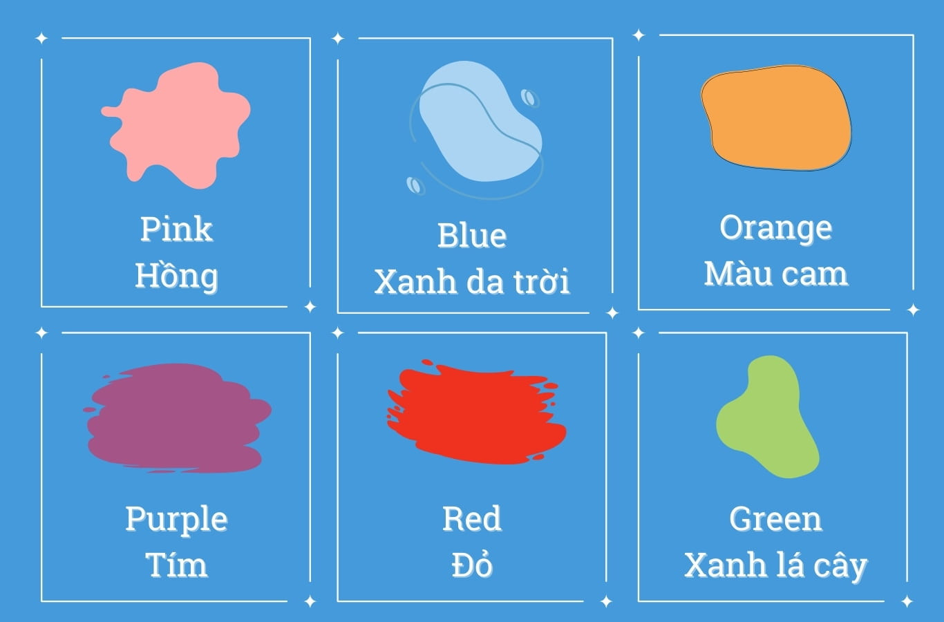 Từ vựng tiếng Anh lớp 3 Unit 9