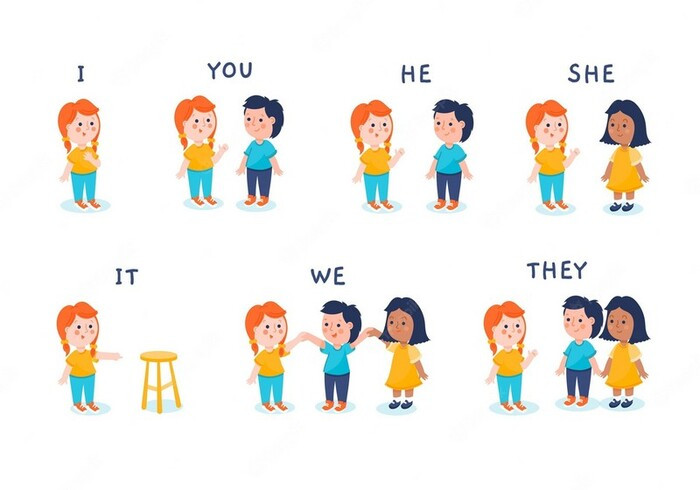 Cấu trúc câu với đại từ nhân xưng