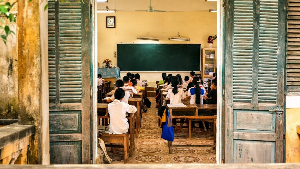 Góc học tập cá nhân trong lớp học