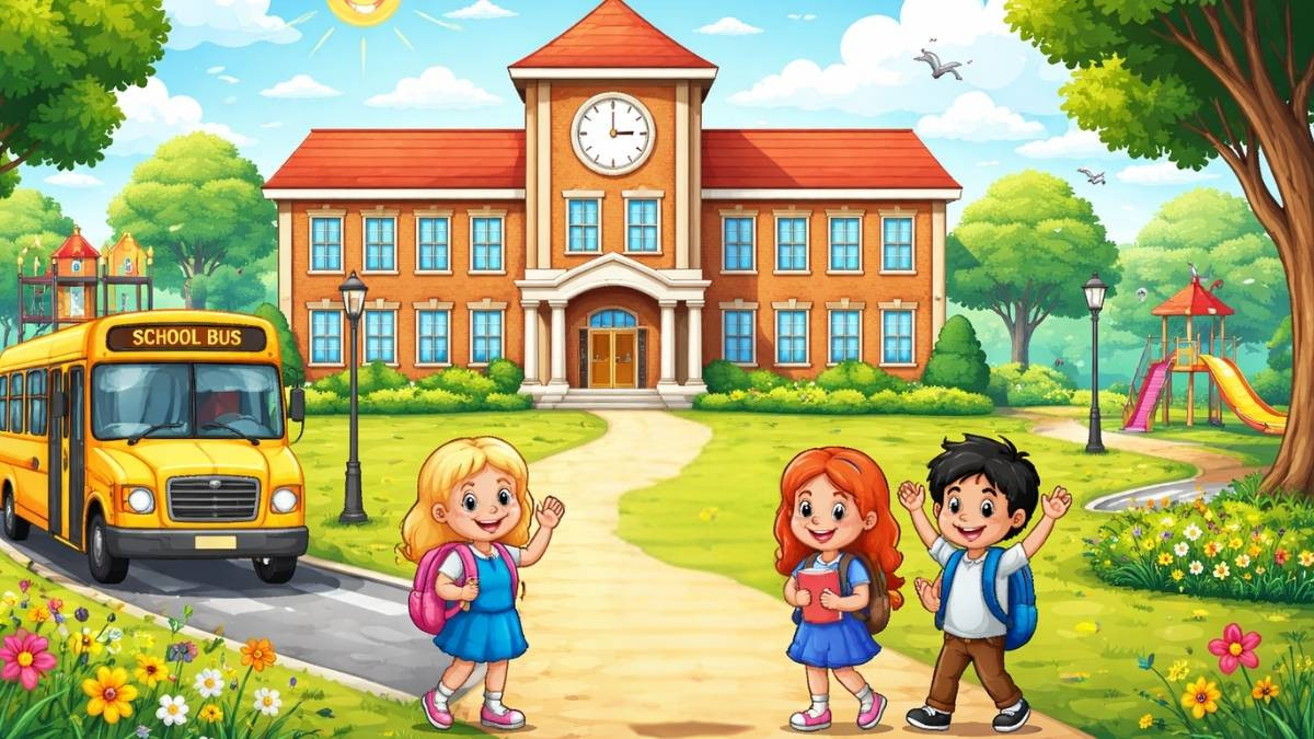 Trường học trong mơ với không gian mộng mơ