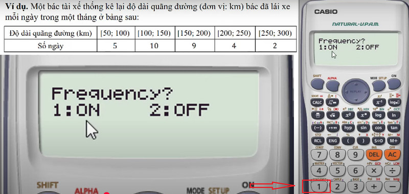 HÃ£y báº­t cháº¿ Ä‘á»™ táº§n sá»‘ (Frequency) trong cÃ i Ä‘áº·t