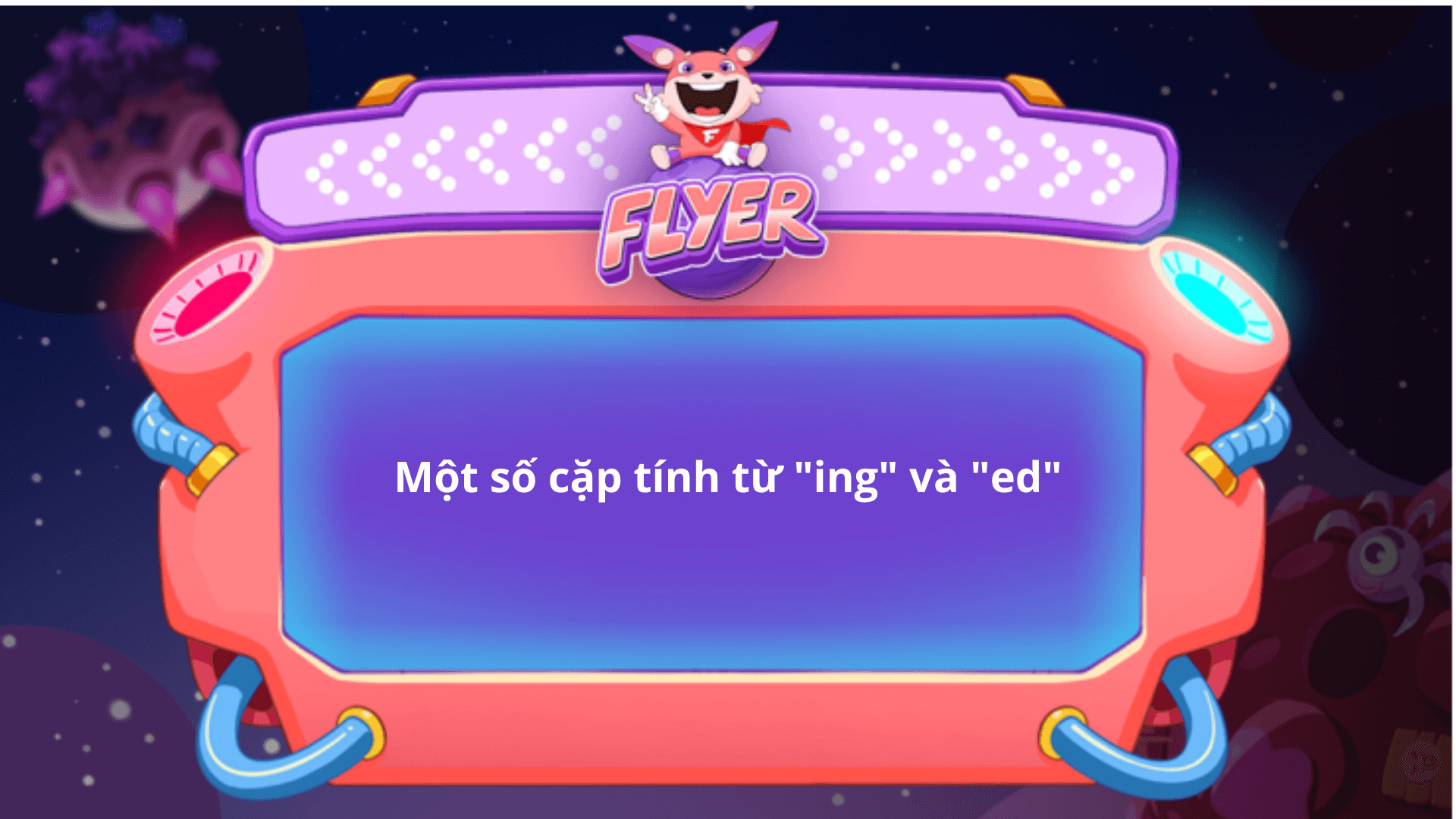 Một số cặp tính từ đuôi ing và ed