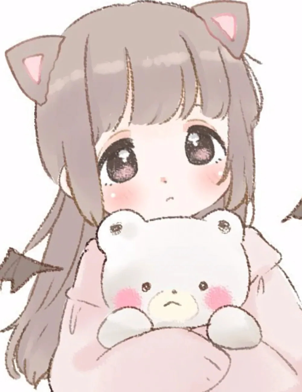 Minh họa nhân vật chibi đáng yêu với biểu cảm ngộ nghĩnh