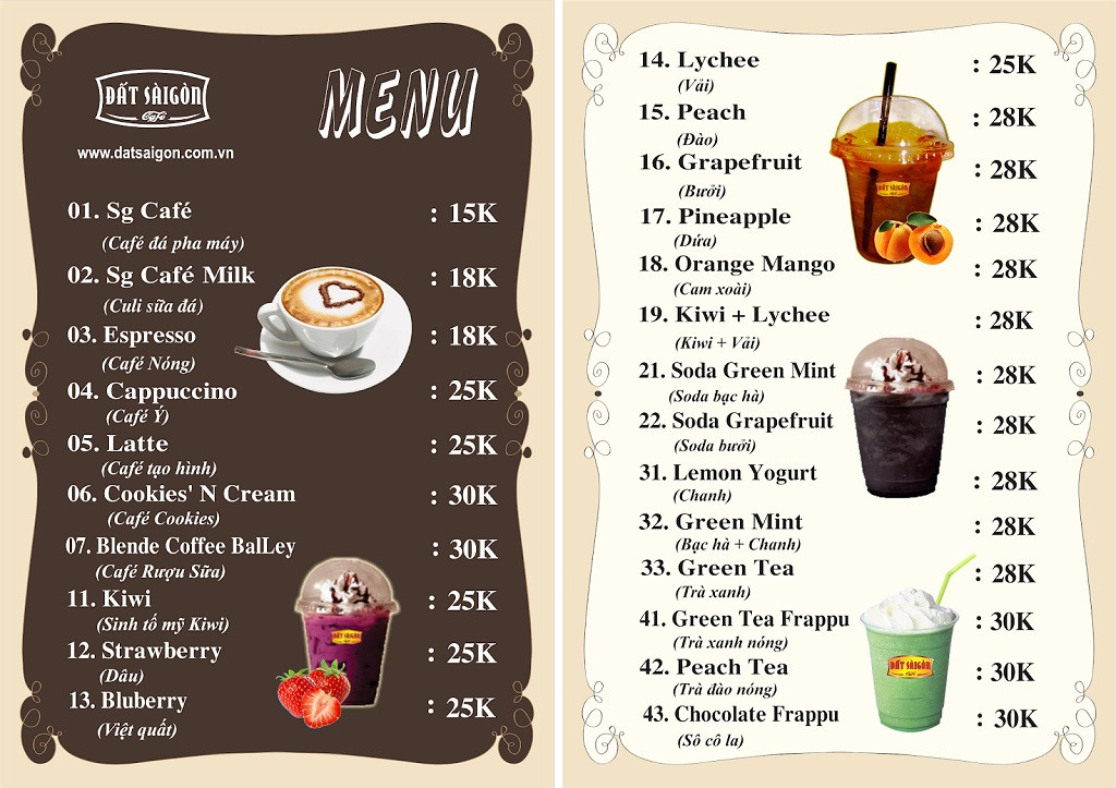 Menu Đồ Uống Tiếng Anh: Từ Vựng và Mẫu Câu Giao Tiếp Hữu Ích