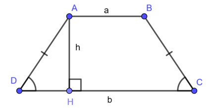 Công thức diện tích hình thang