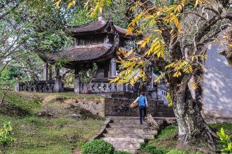 Mùa thu khi tiết trời trở nên mát mẻ được xem là thời điểm lý tưởng nhất để đi thành Cổ Loa