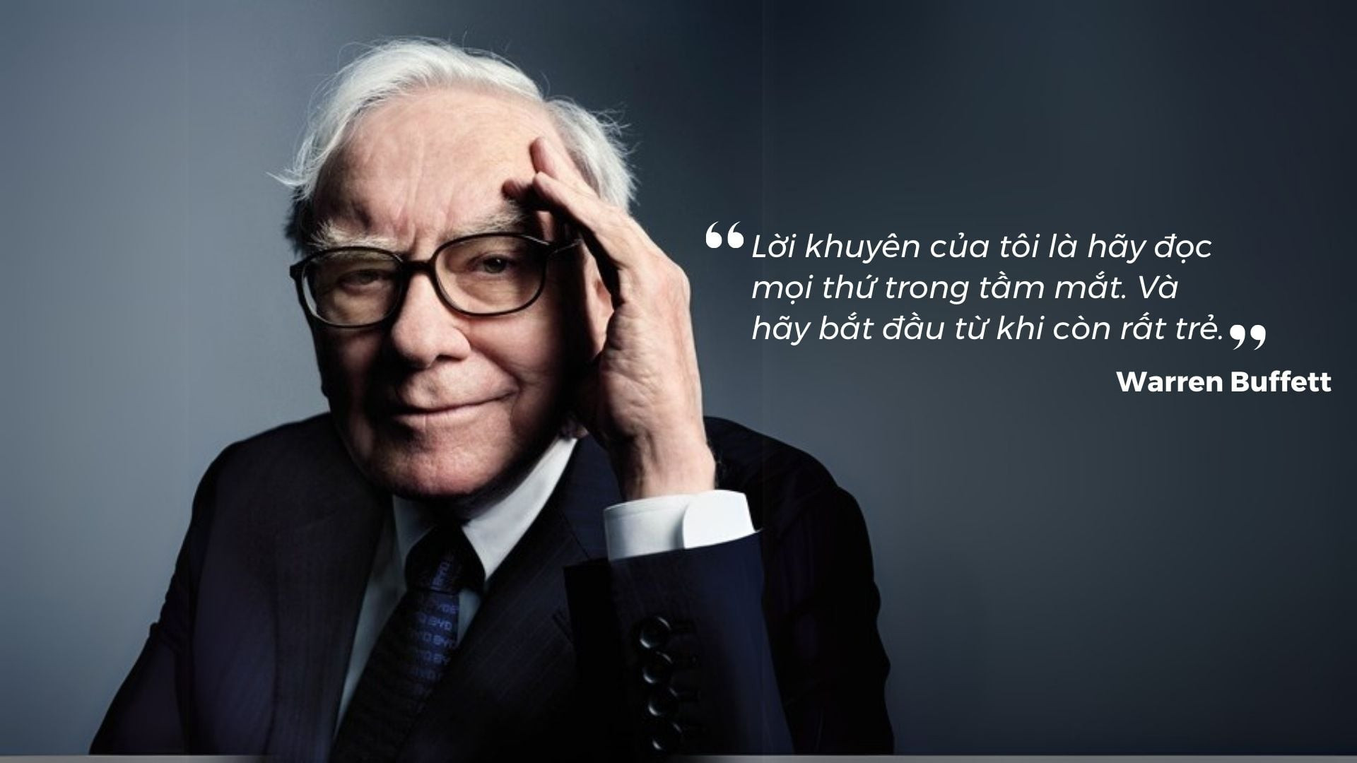 Warren Buffett - một tấm gương về việc đọc sách.