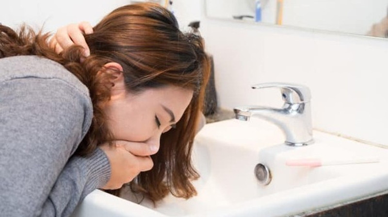 Hình ảnh minh họa tình trạng nôn mửa