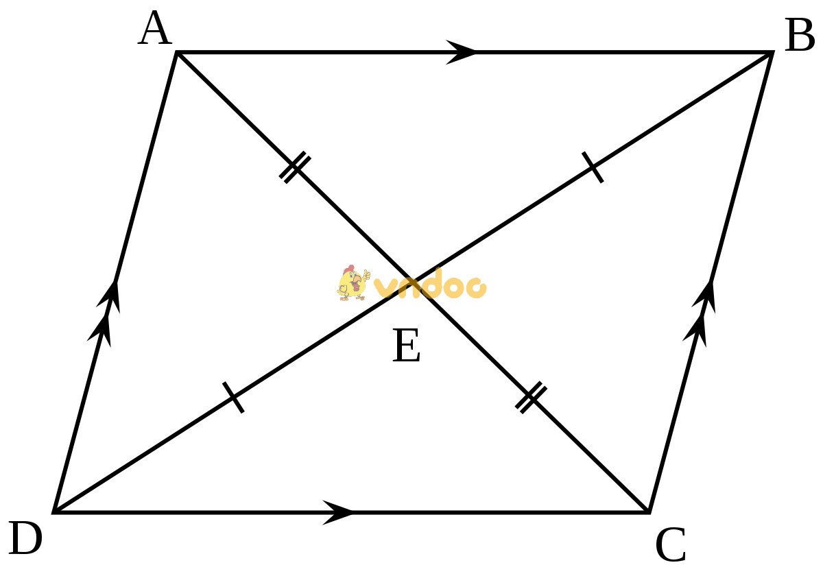 Công thức tính đường chéo hình bình hành